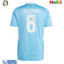 Belgija Youri Tielemans #8 Gostujuci Dres EP 2024 Kratak Rukav